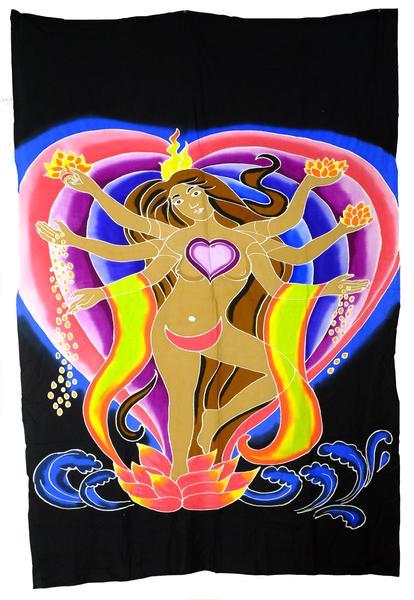 Hand Batiked Goddess Gaia Sarongs