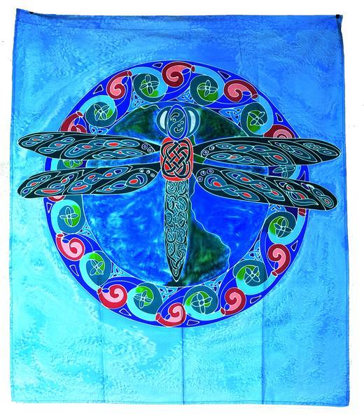 Dragonfly Hand Batiked Wall Hangings