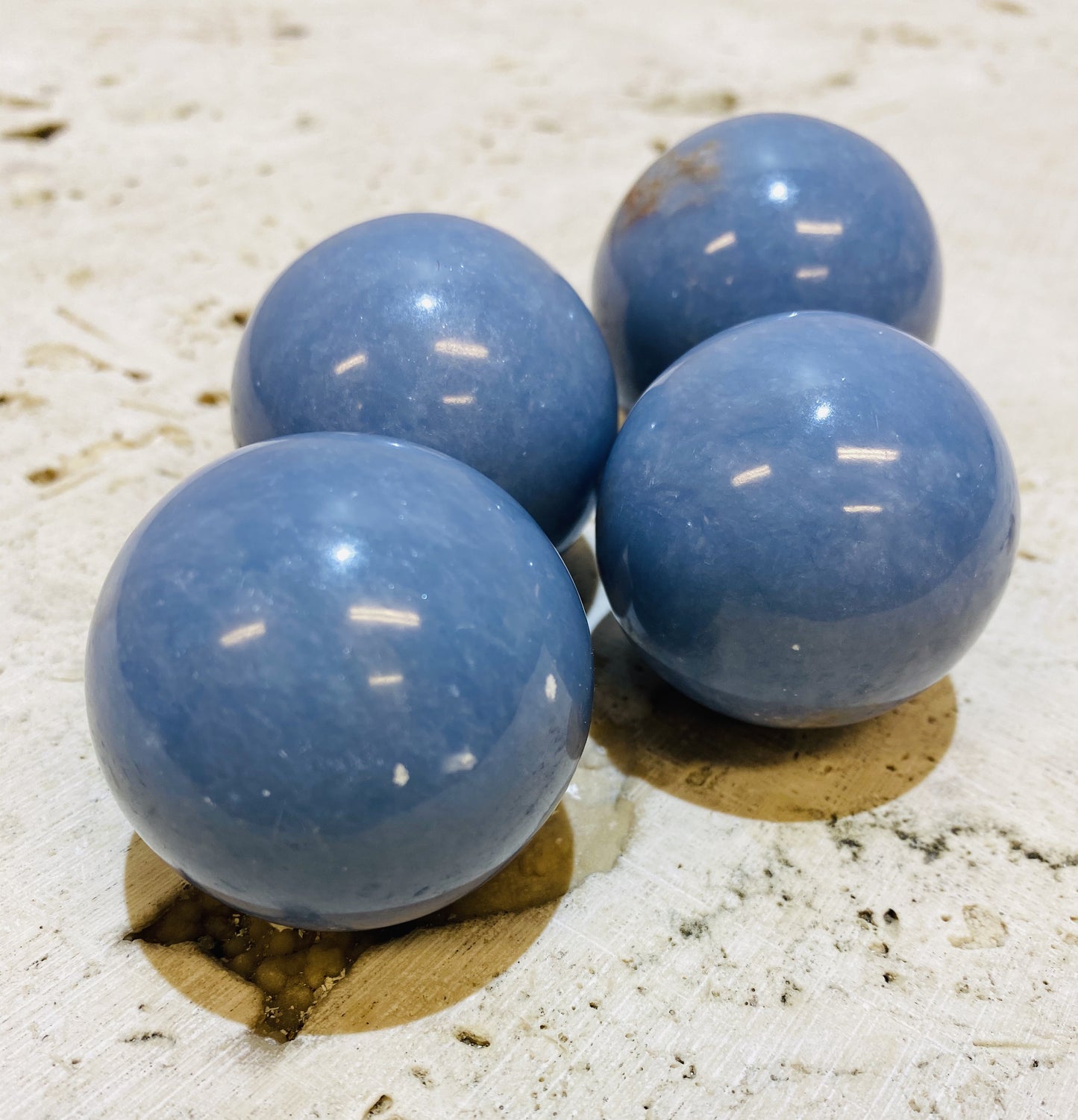 Angelite Spheres