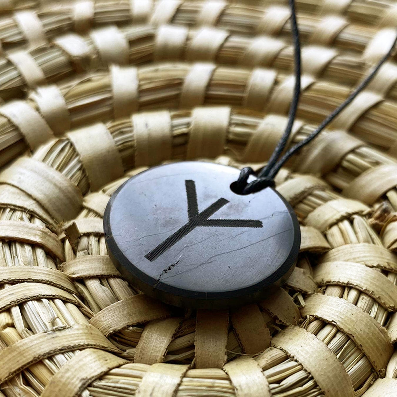 Shungite Engraved Pendants