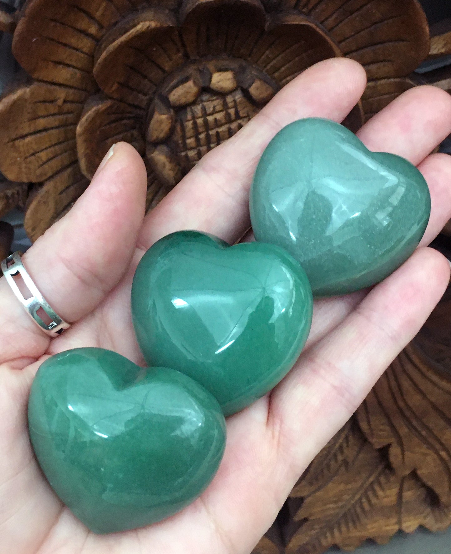 Green Aventurine Heart