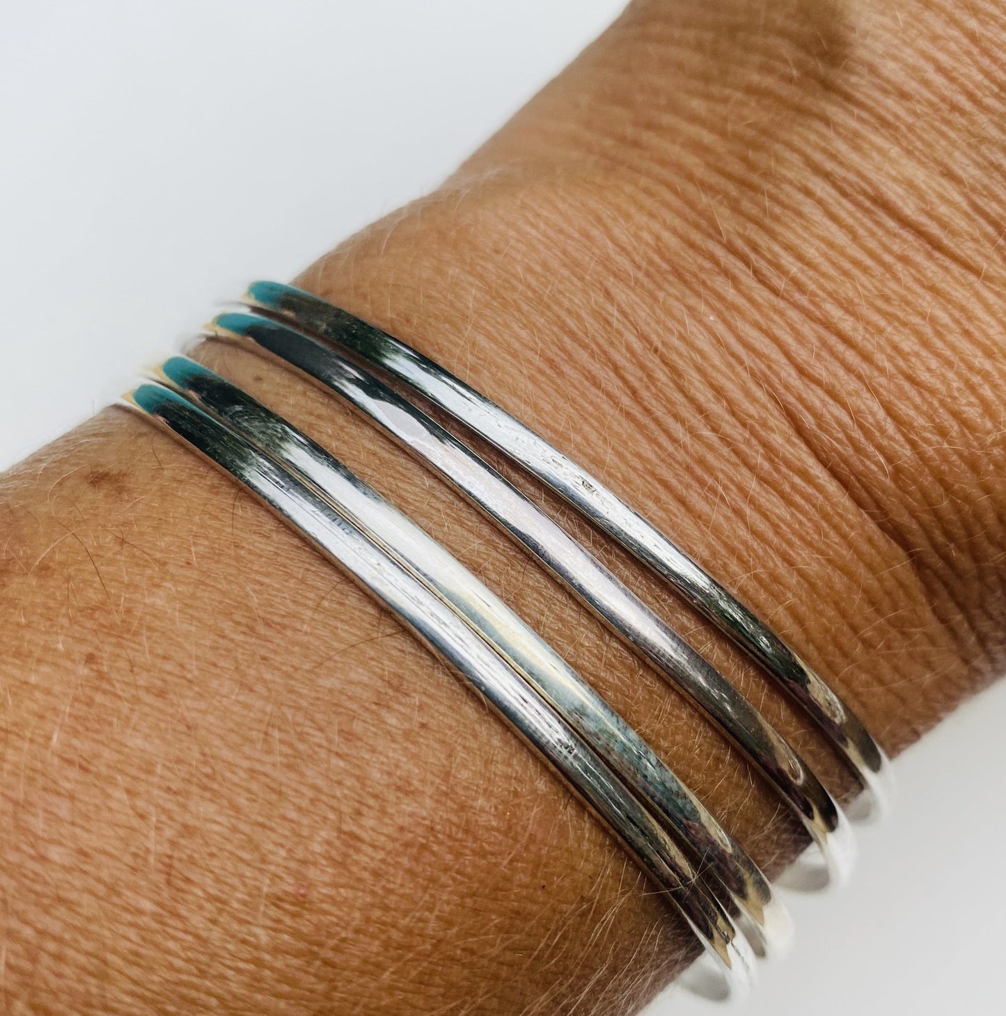 Sterling Silver Plain Bangle