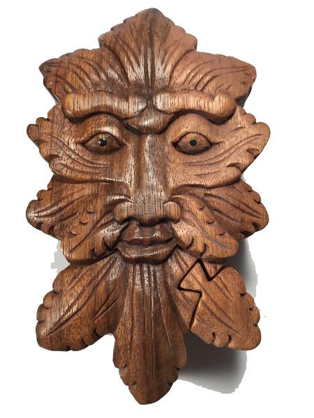 Green Man Puzzle Boxes