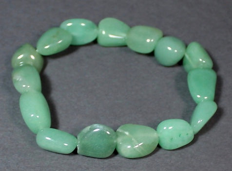 Stretchy Tumbled Chunk Stone Bracelet