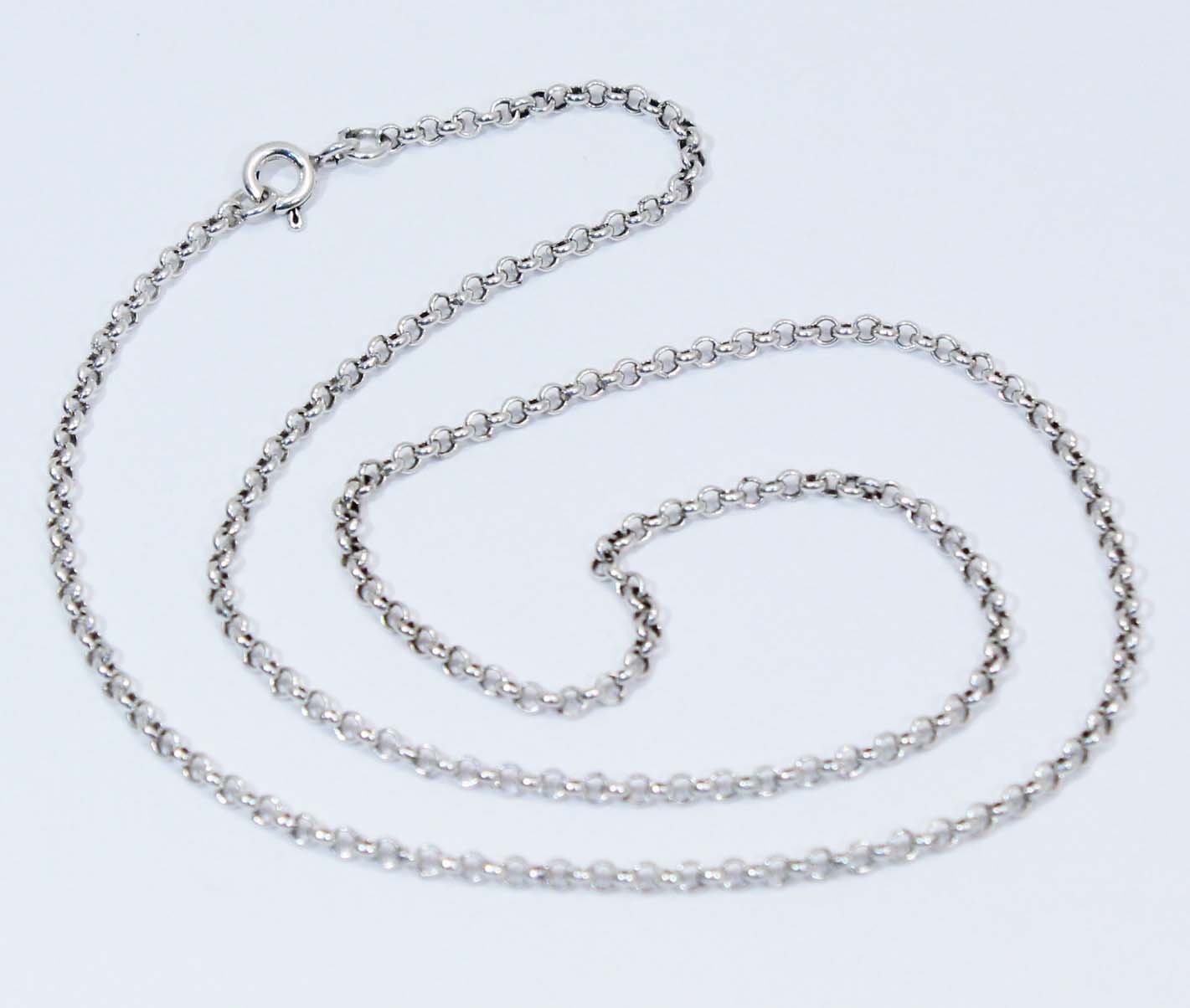 Sterling Silver Rolo Chain 2.1 mm