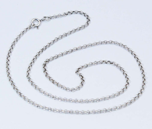 Sterling Silver Rolo Chain 2.1 mm