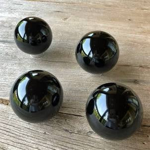 Black Obsidian Spheres