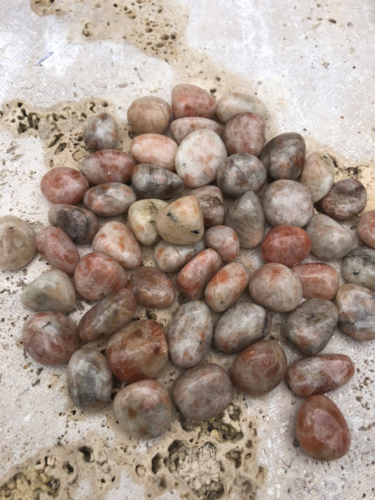 Natural Sunstone Tumbles