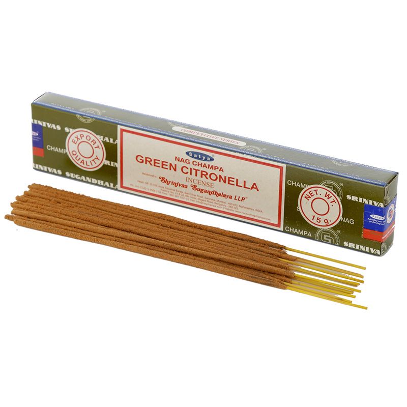 Satya Green Citronella Incense 15 Grams
