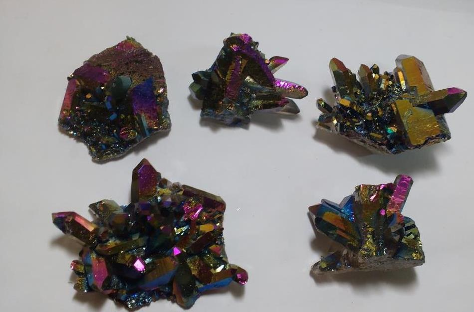 Cobalt Quartz Clusters