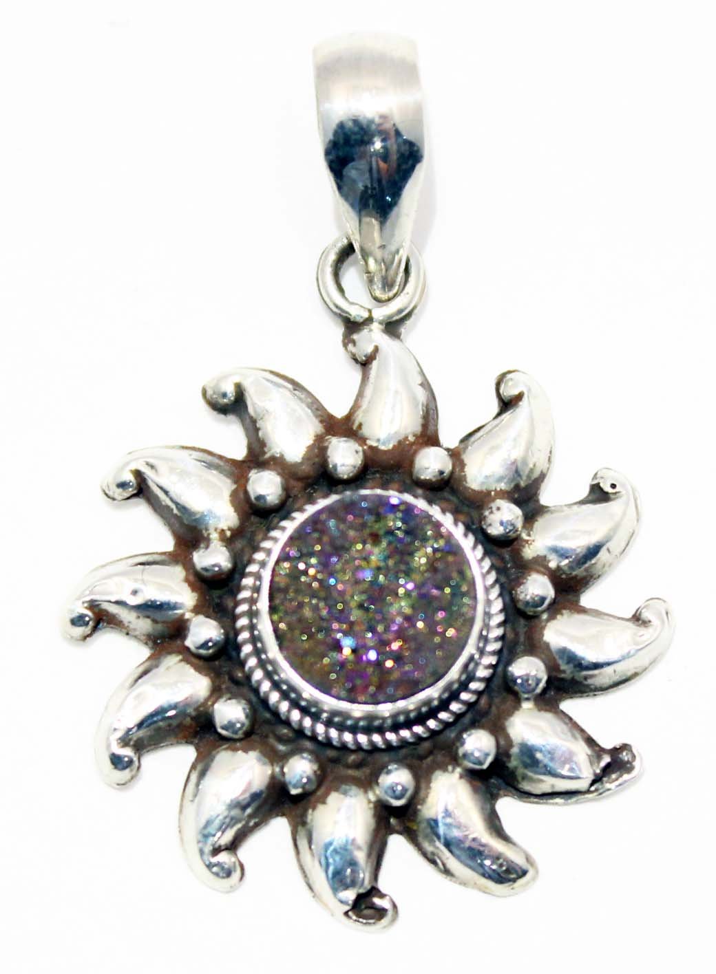 Sterling Silver Sun Pendant