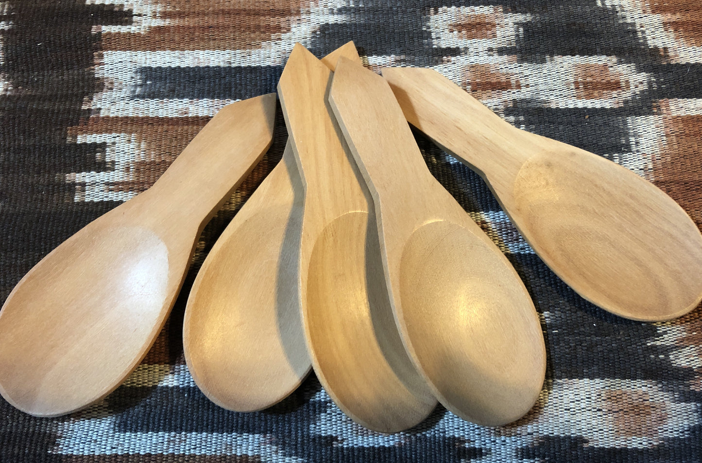 Sono Wood or Crododile wood mini scooper spoons