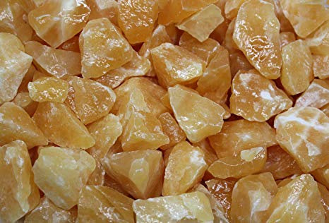 Orange Calcite Raw Chunks