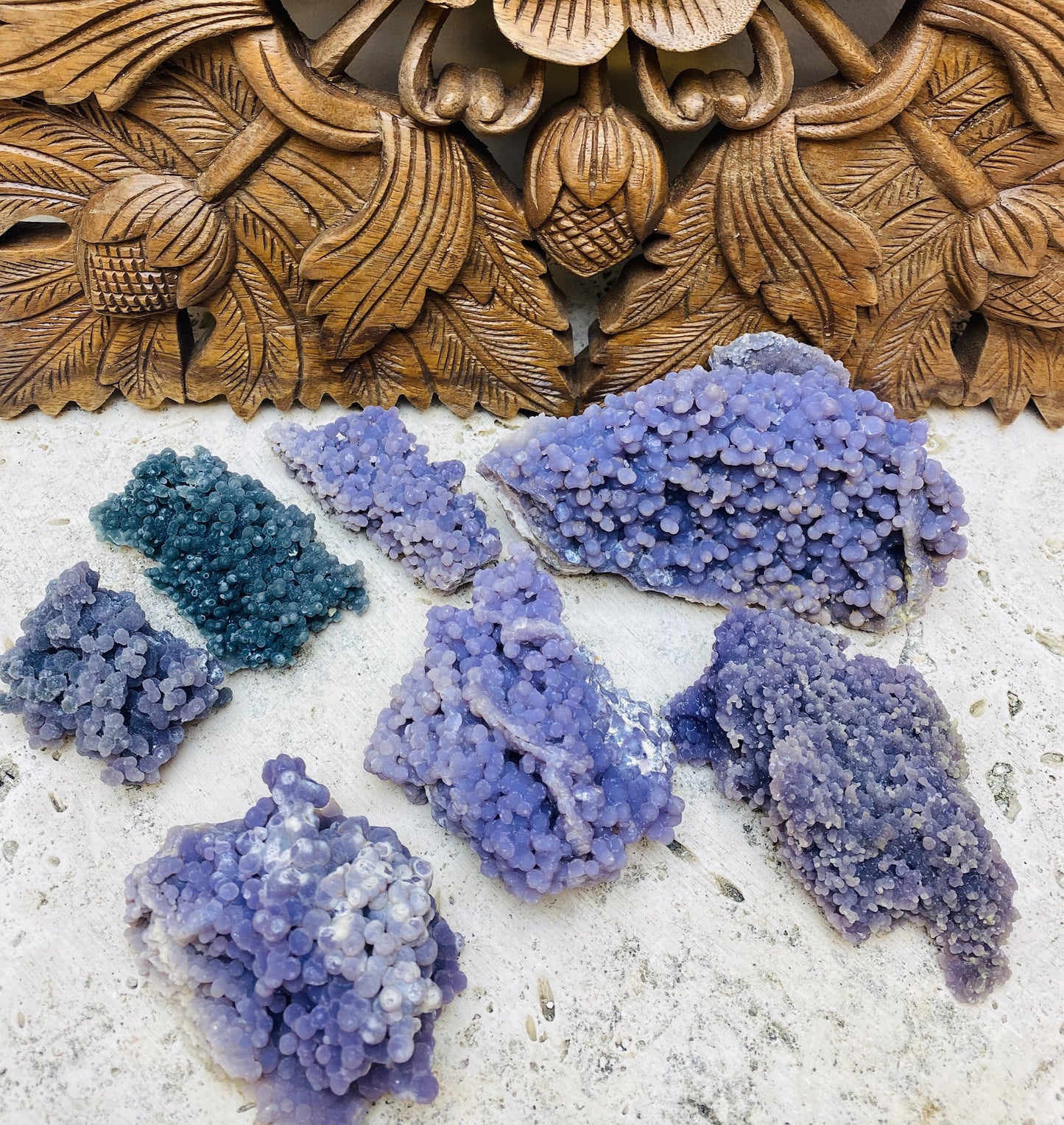 Rare Grape Agate Specimens