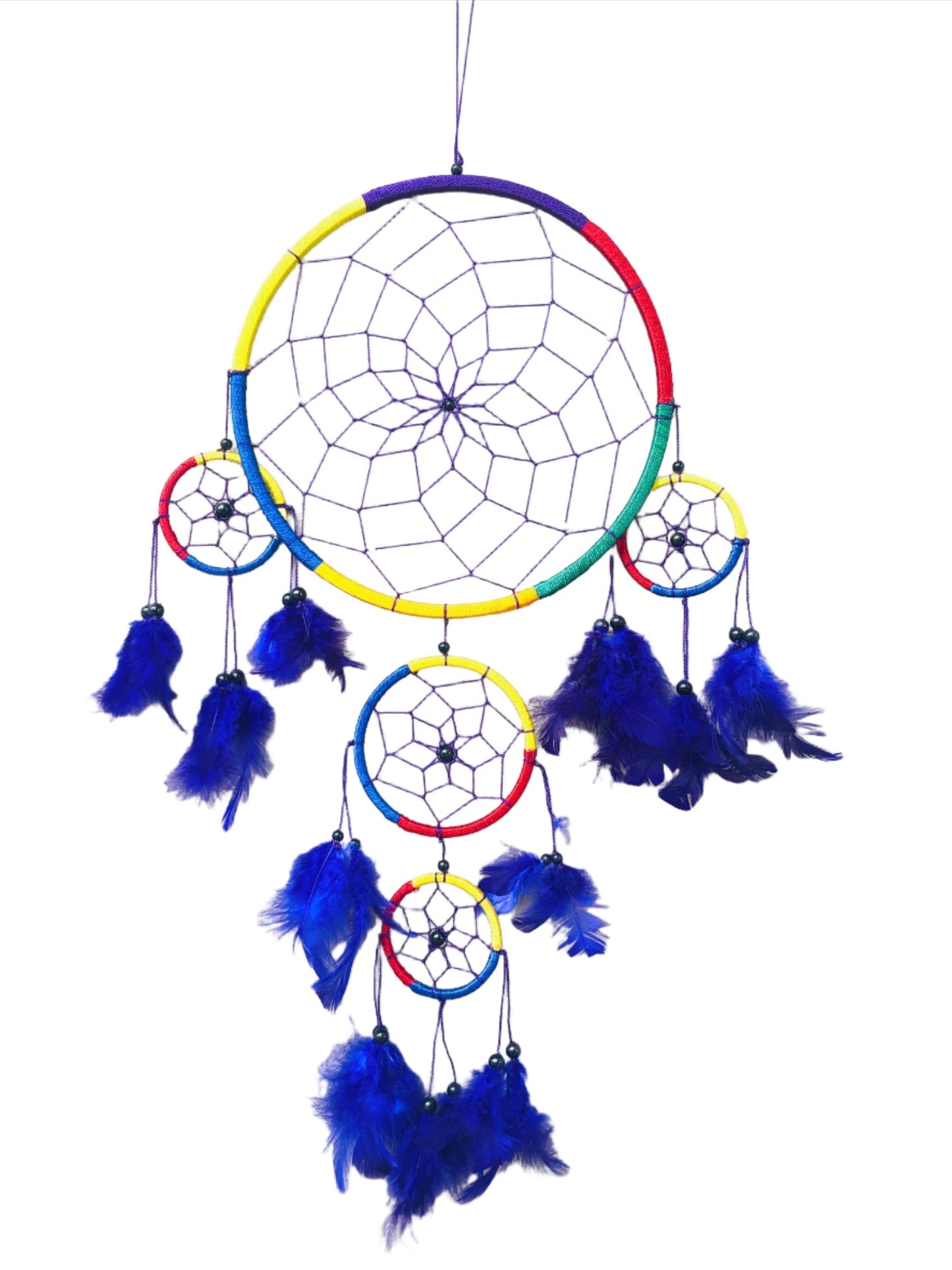 Rainbow Dream Catchers with 4 Babies - 2 Sizes