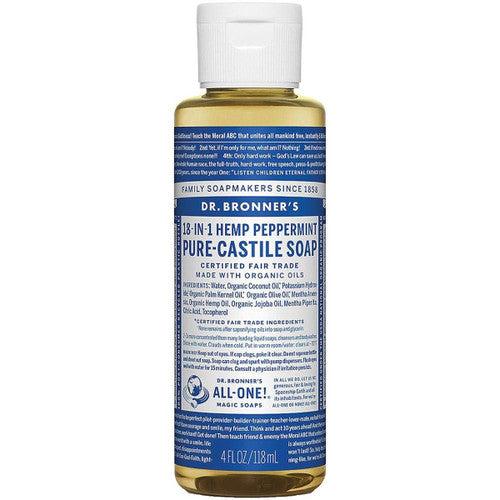 Dr Bronners Pure-Castile Liquid Soap Peppermint
