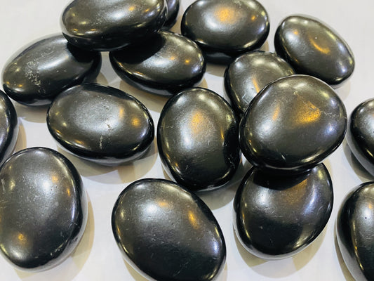 Shungite Palm Stone