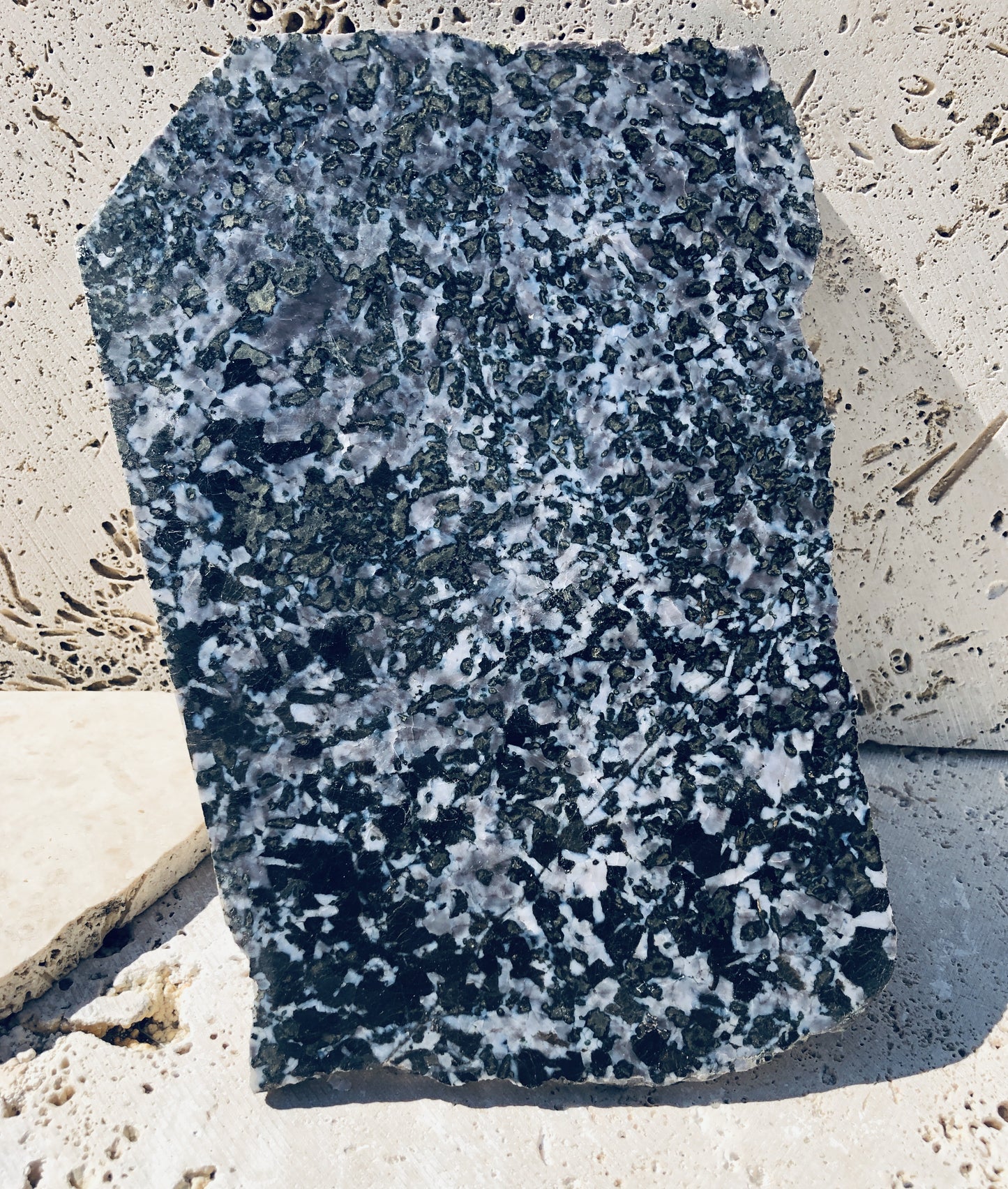 Large Freeform Slab Mystic Merlinite Indigo Gabbro