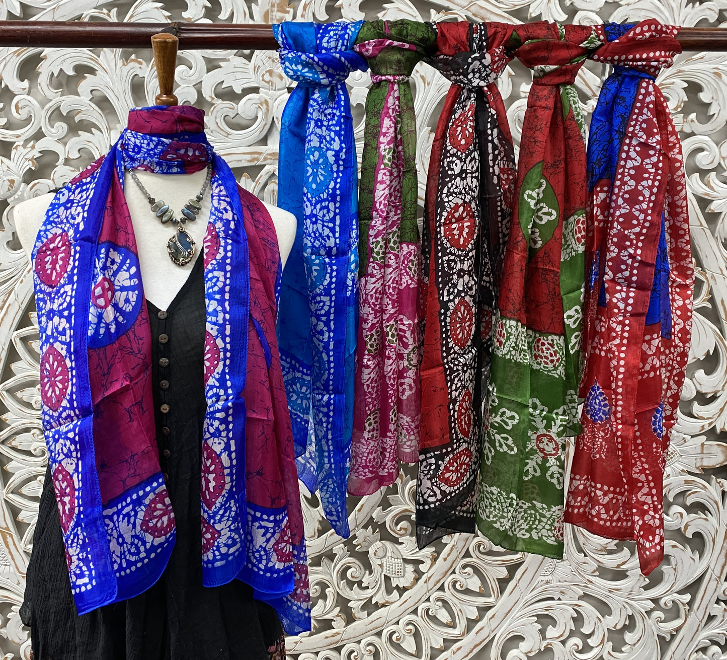 Super Soft 100% Silk Scarves - Available in 6 Colors