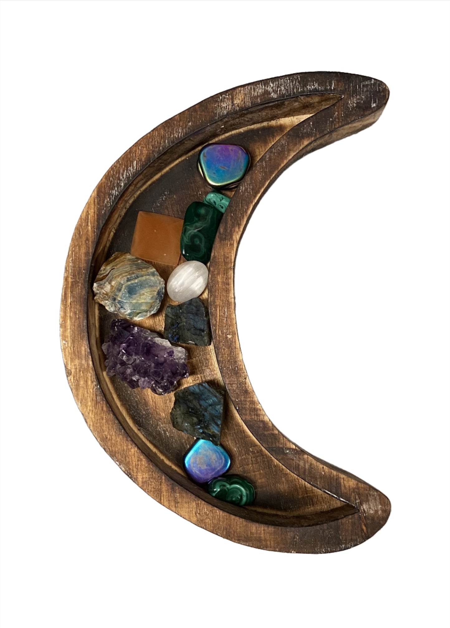 Crescent Moon Wood Shelf/Display