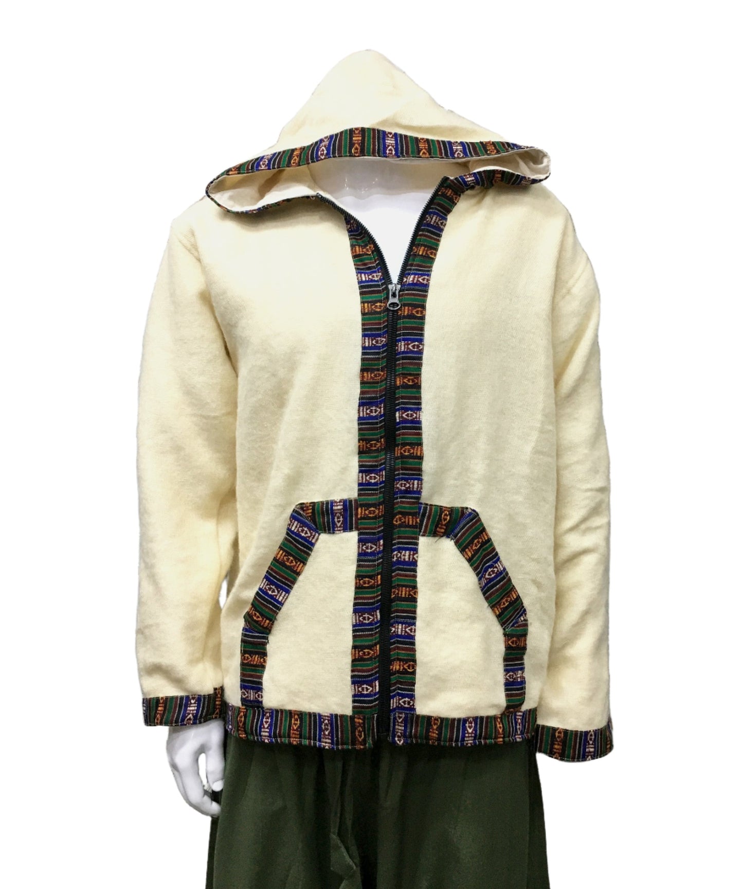 Wool Zipper Hoodie