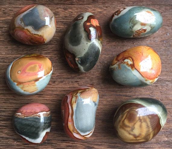 Large Polychrome Jasper Tumbled Pieces