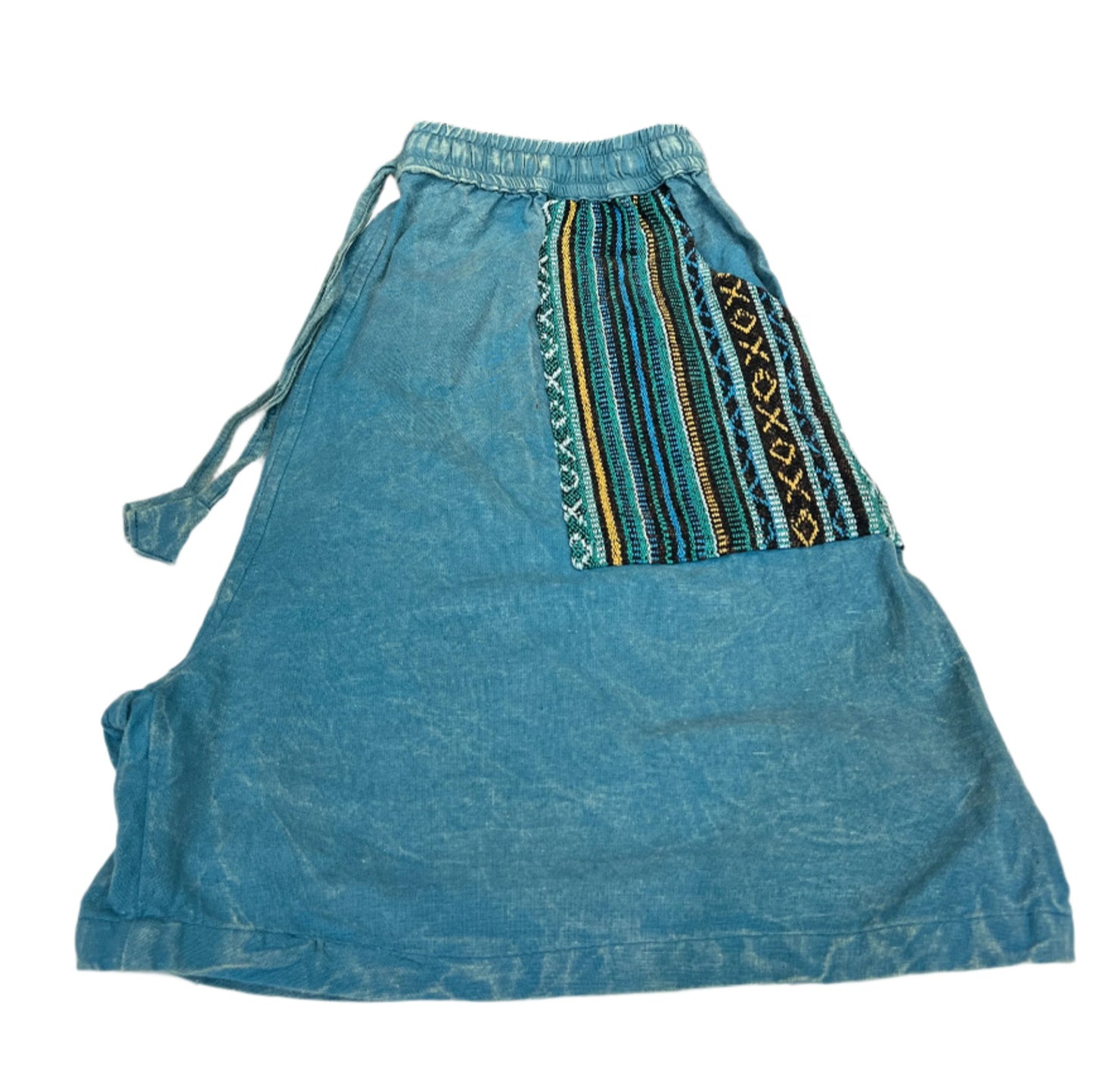 Cotton Drawstring Shorts with Gheri Pockets