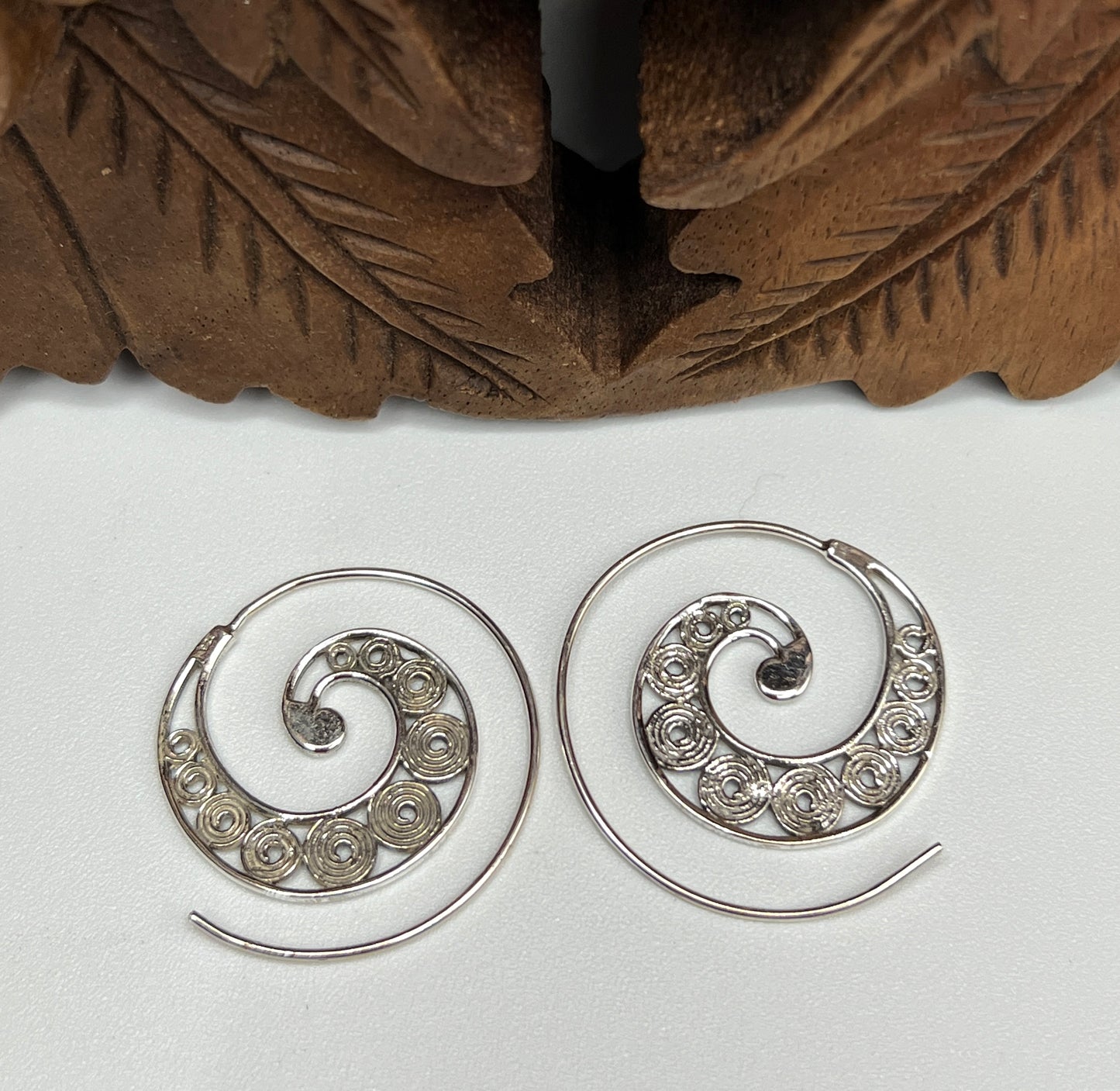 Decorative Slide Hoop Earrings