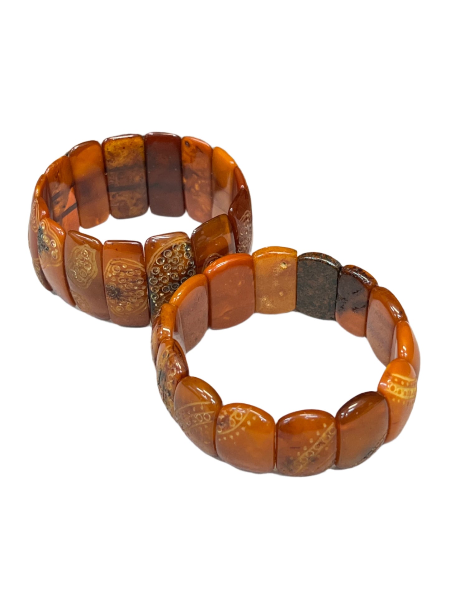 Honey Amber Stretchy Bracelets