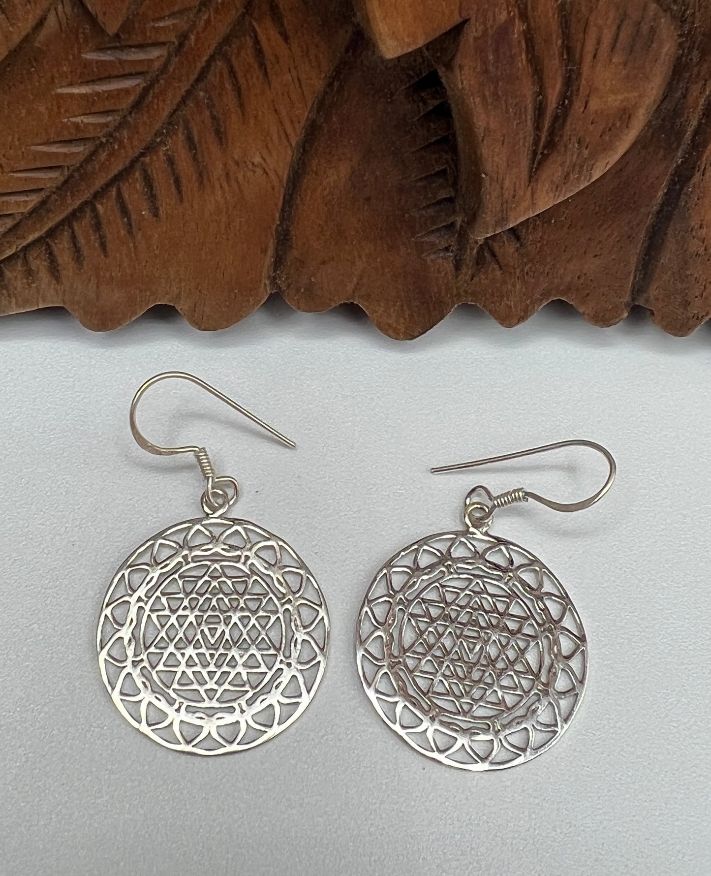 Flower of Life & Sacred Geometry Earrings