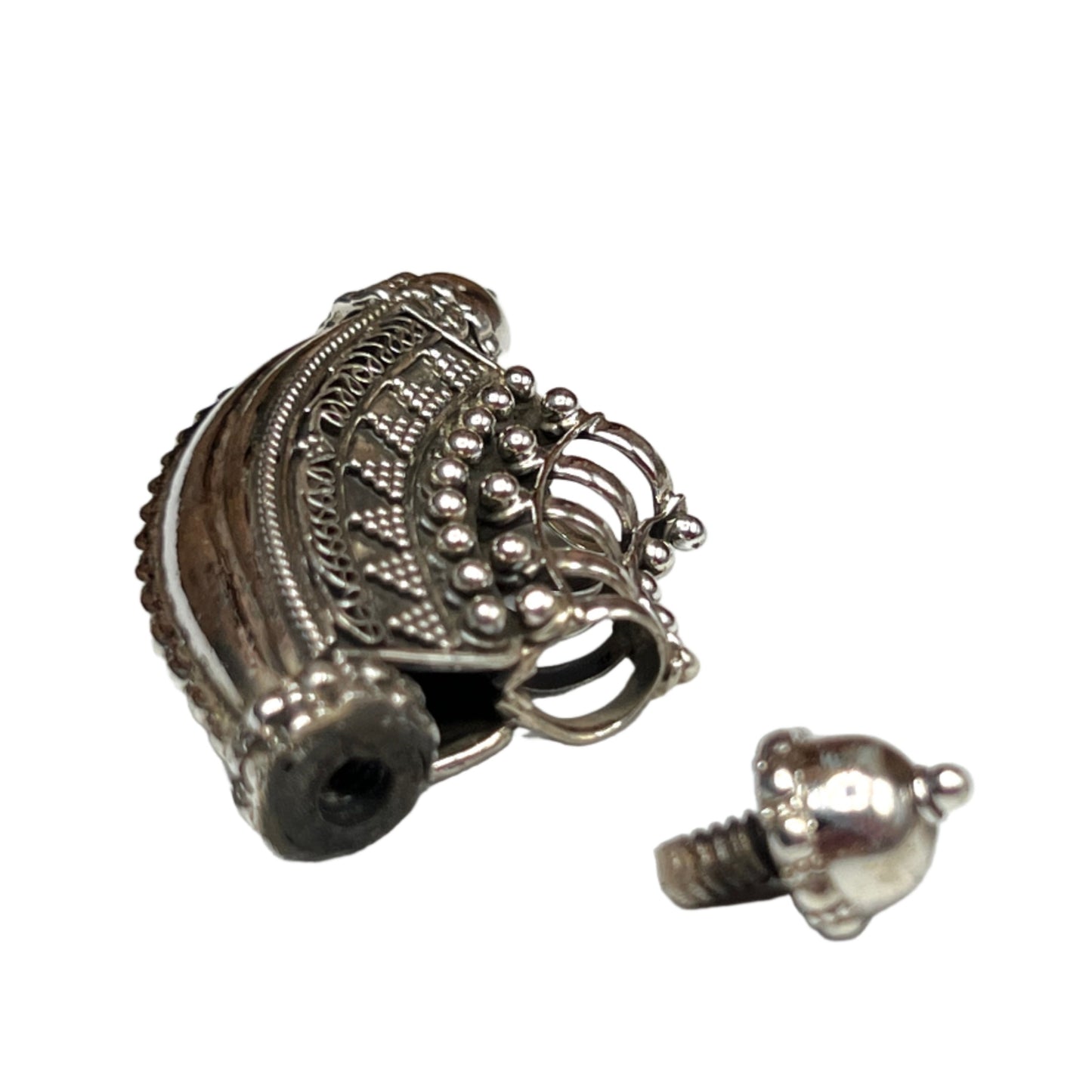 Sterling Silver Tribal Amulet Pendant