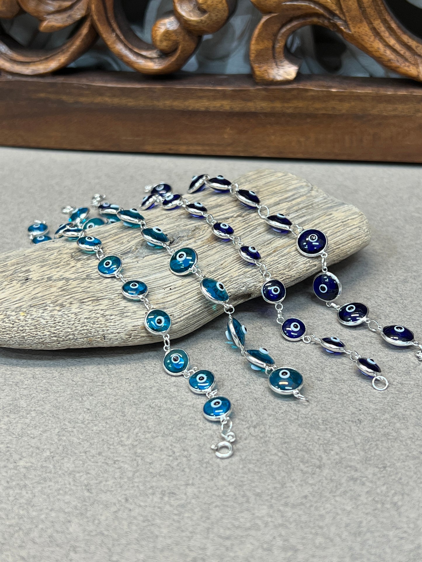 Evil Eye Sterling Silver Bracelets