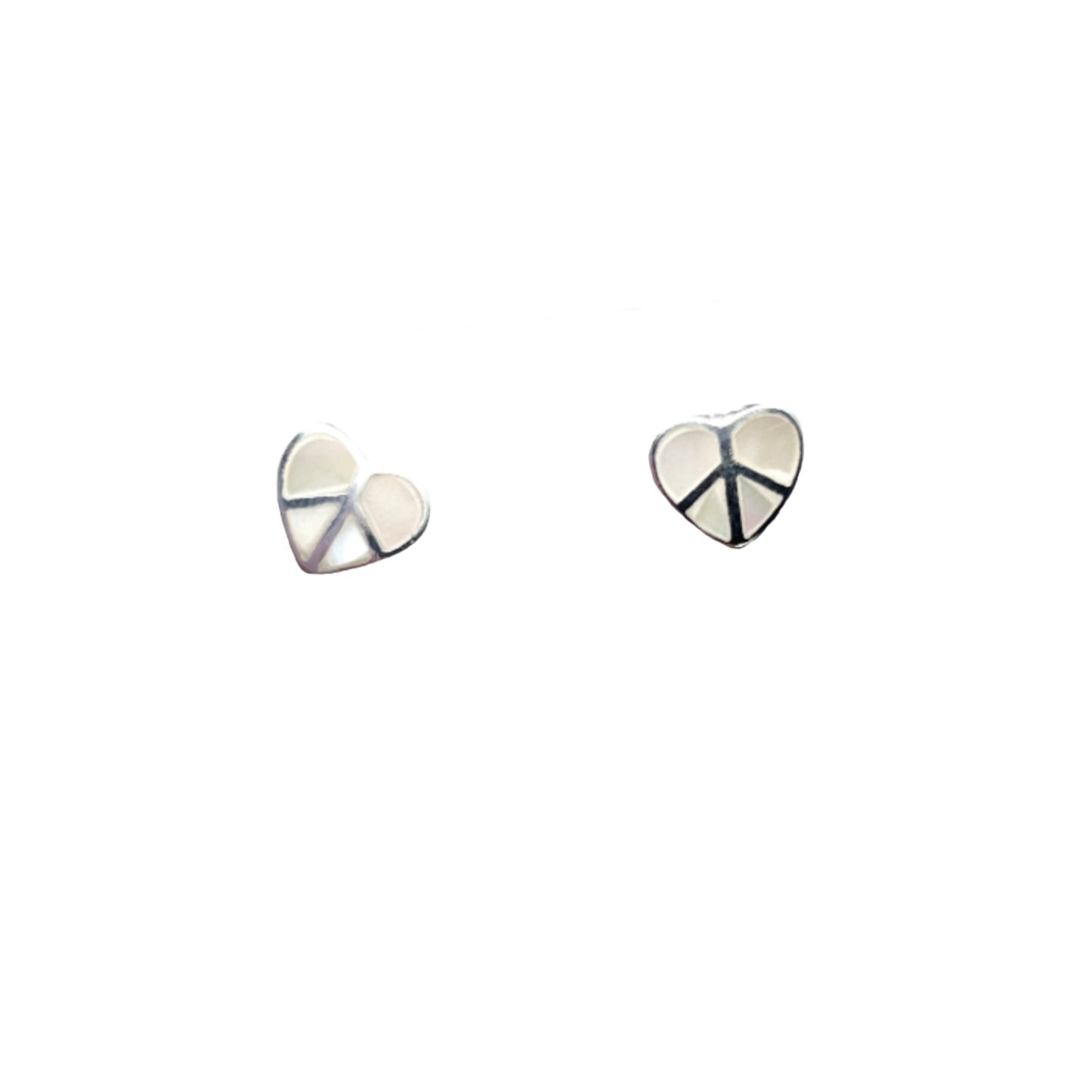 Heart Peace Sign Earrings
