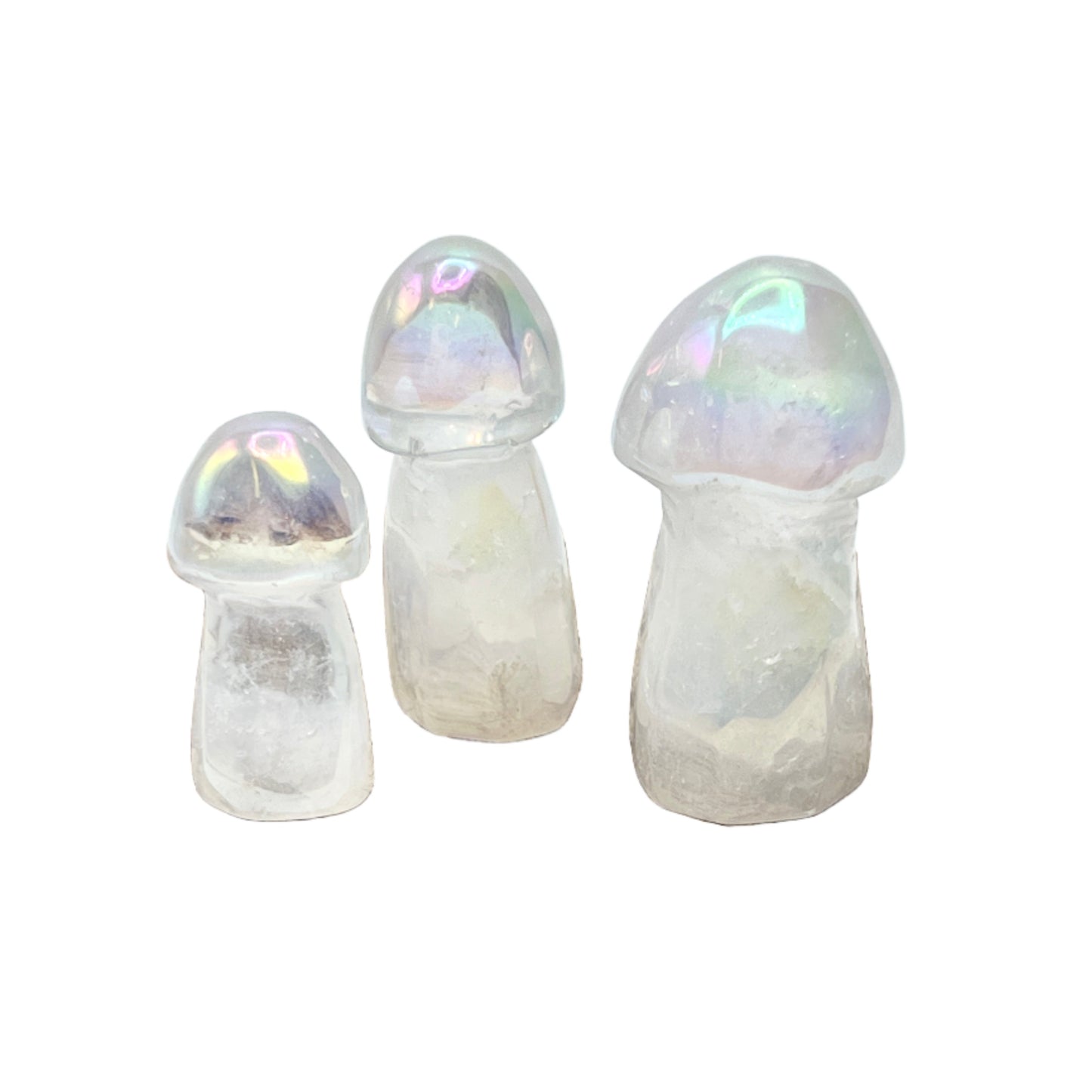 Electroplated Quartz Mushroom