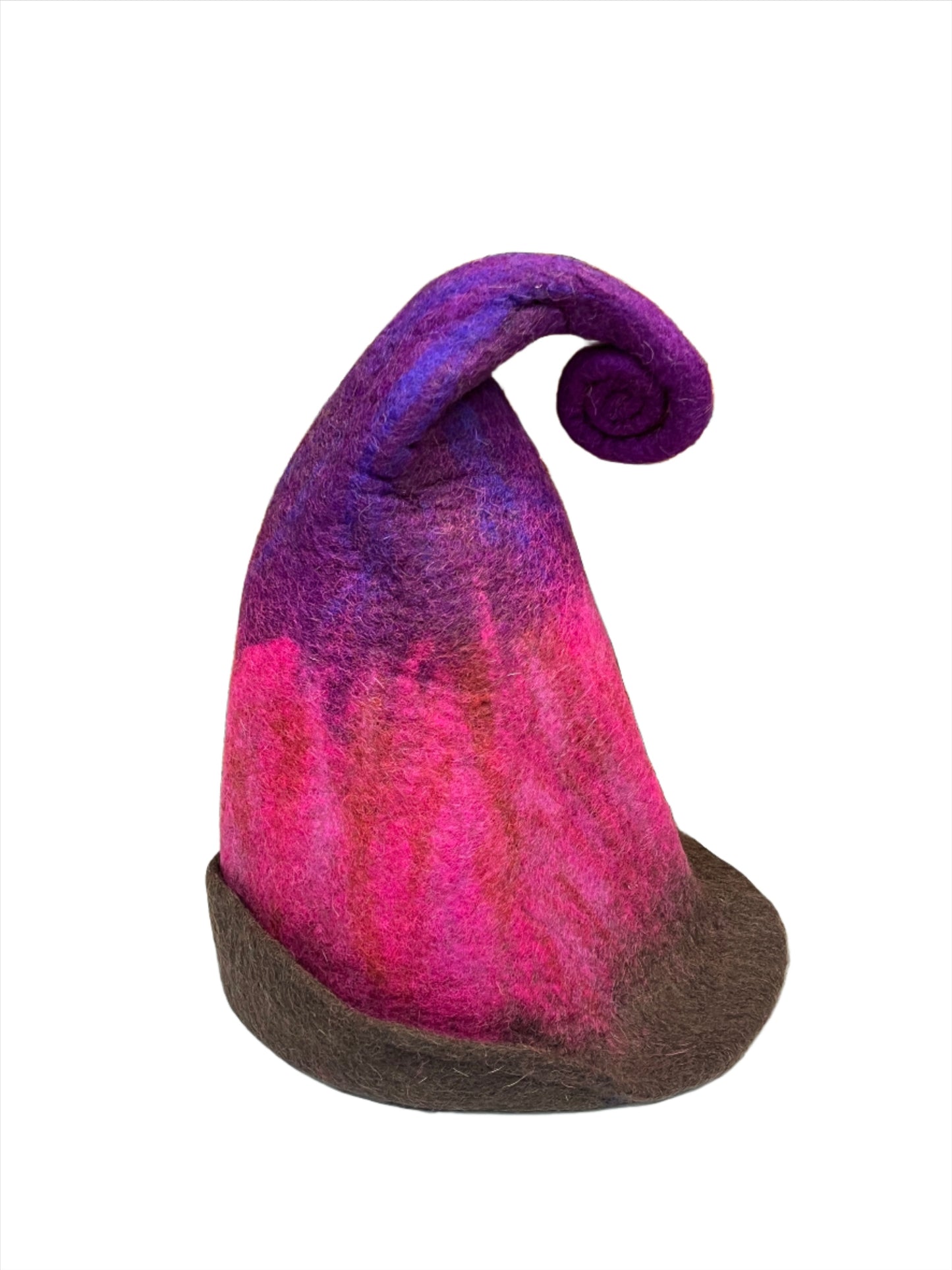 Hand felted Gradient Wool Hats