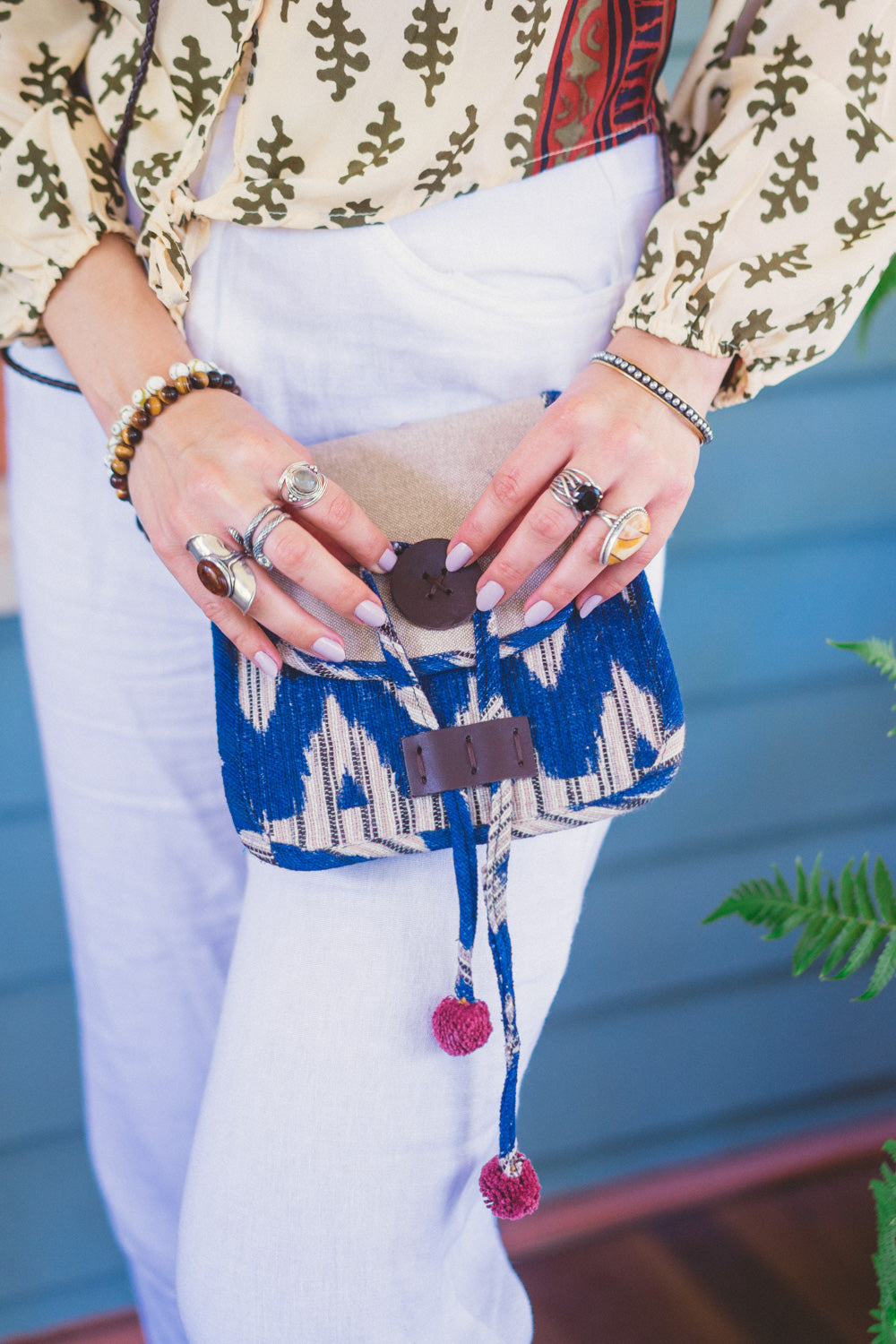 Laso Button Crossbody Bag Laso Button Crossbody Bag