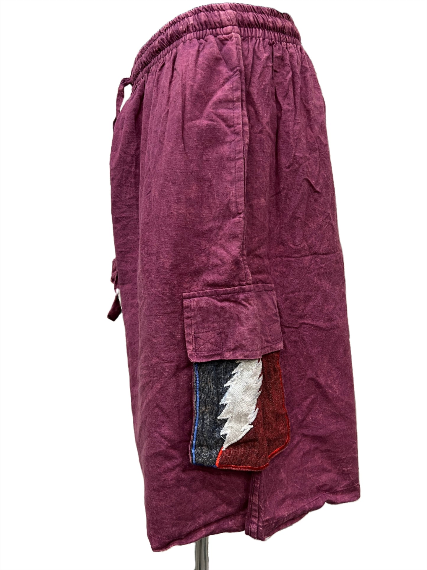 Cotton Lightning Bolt Shorts
