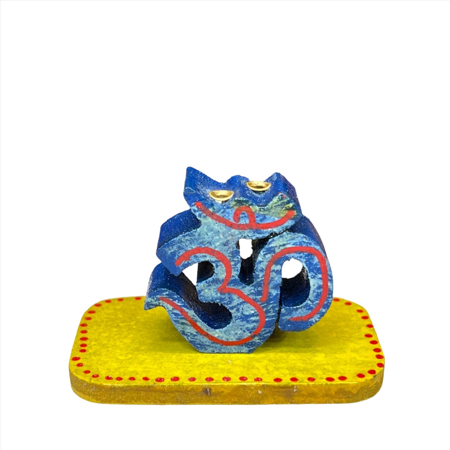 Om Painted Incense Burner