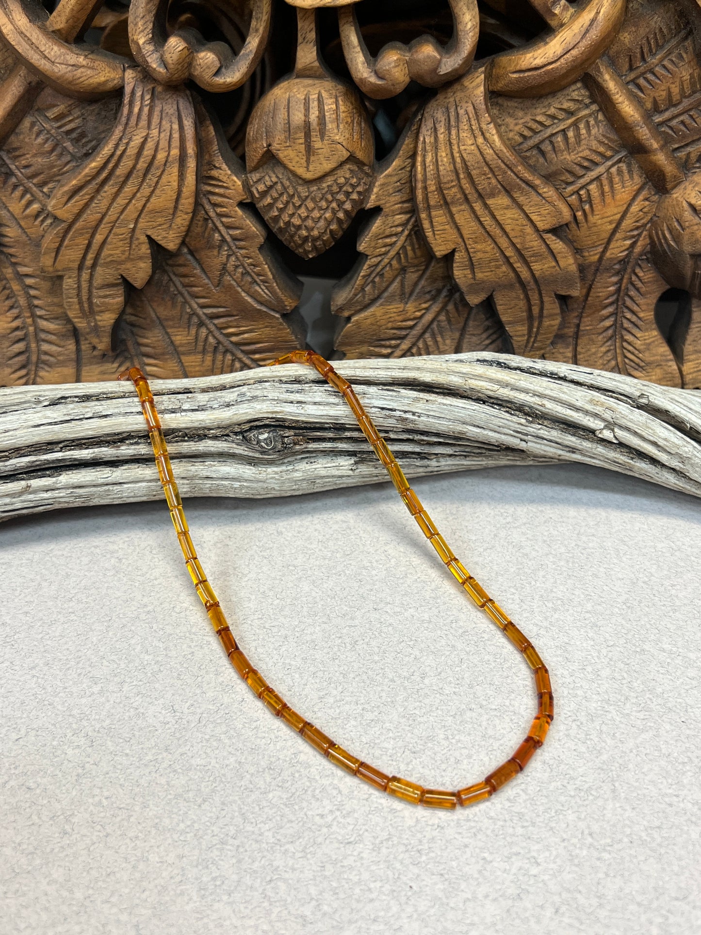 Hand Knotted Amber Necklaces