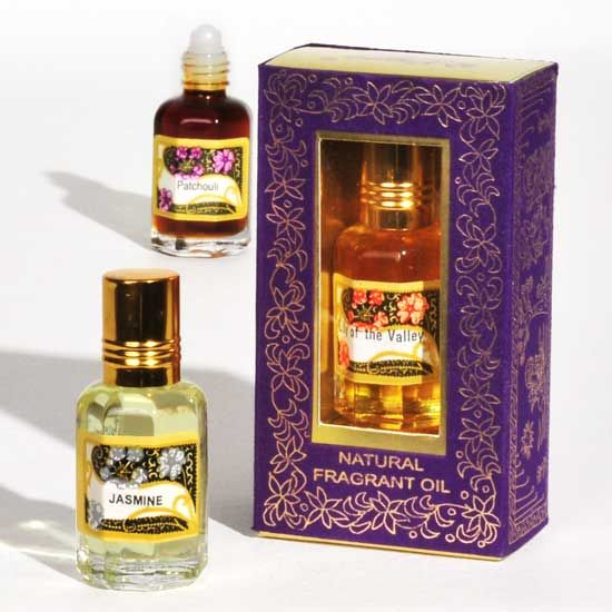 Song of India Natural Perfume Oils | Available in 20 Scents & 4 Sizes