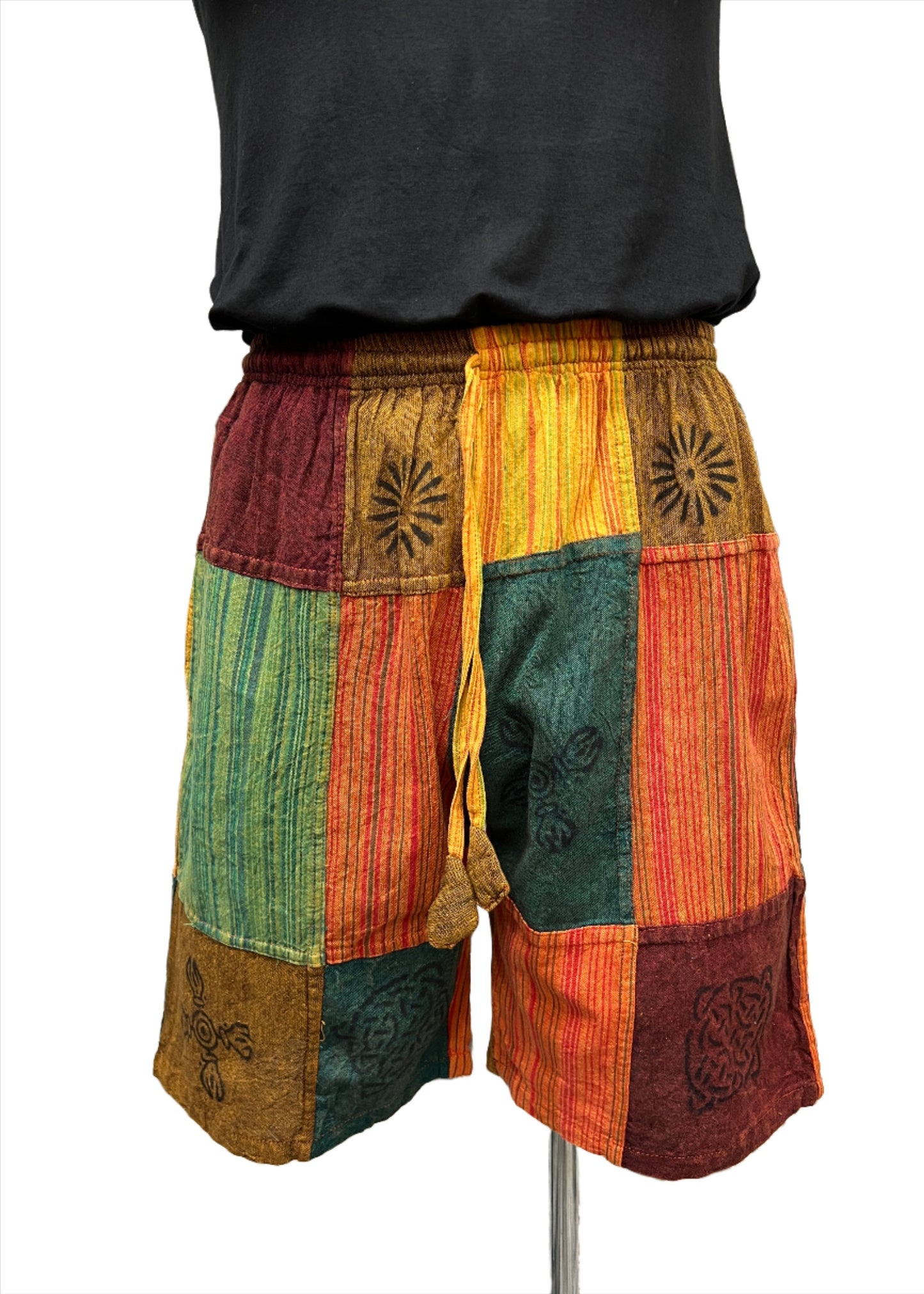 Nepali Patchwork Shorts