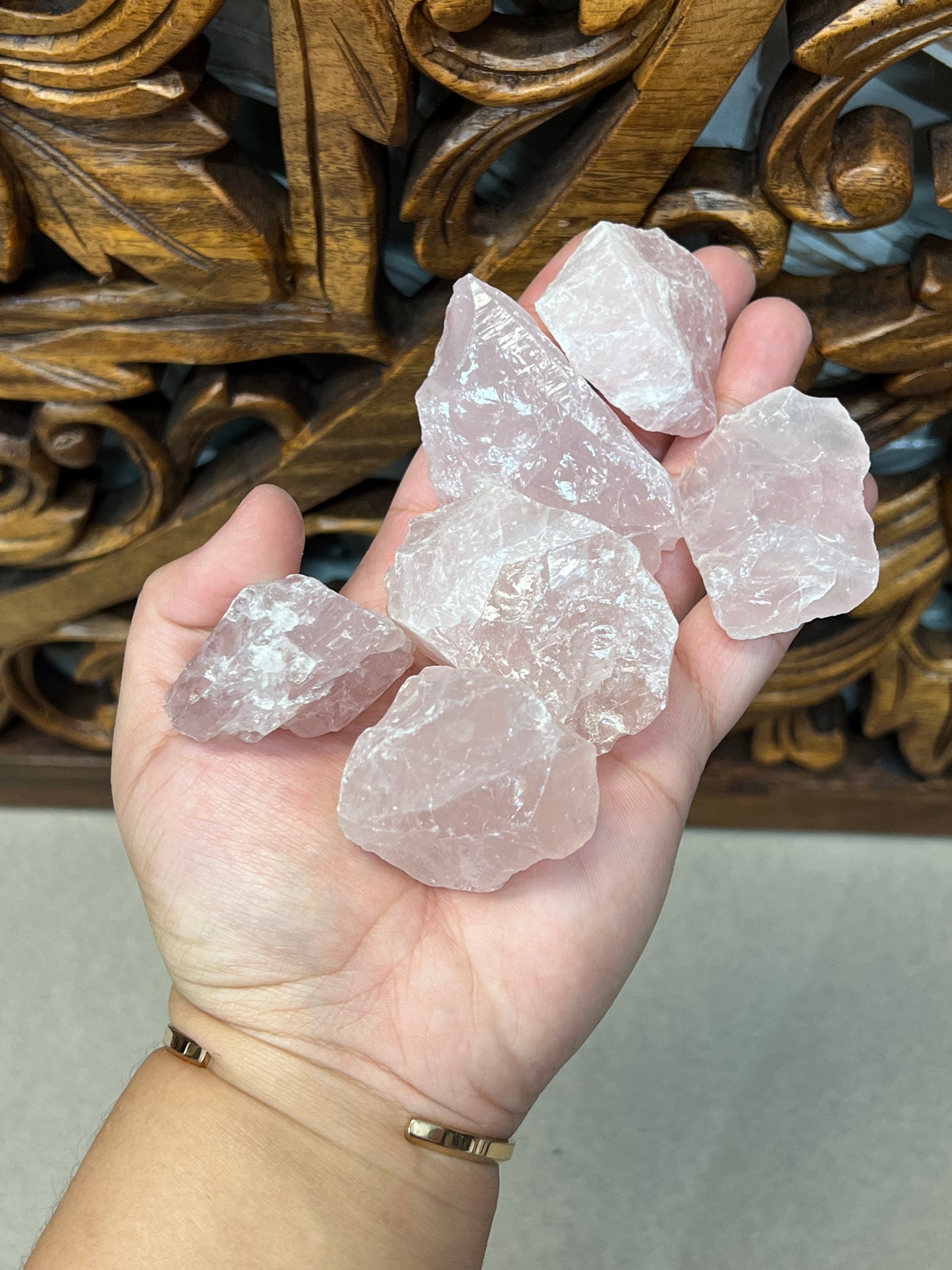 Small Raw Rose Quartz Chunks
