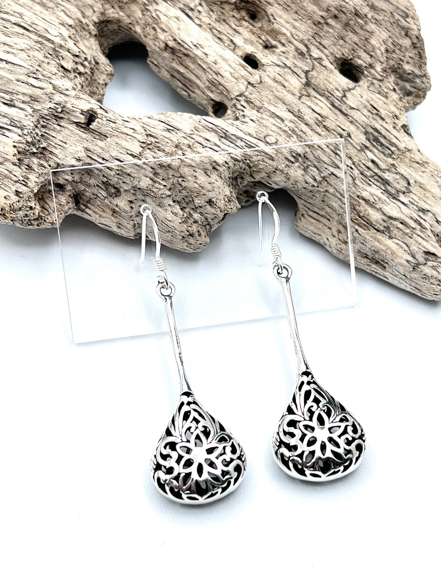 Filigree Flower Earrings