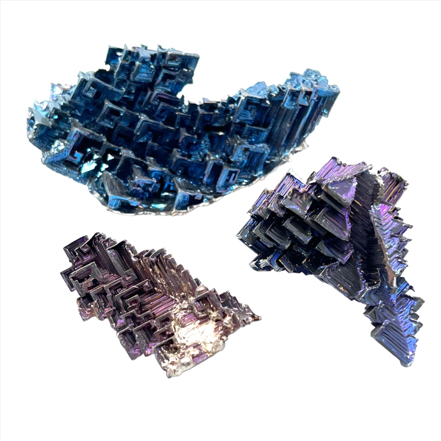 Blue/ Purple Bismuth Specimens