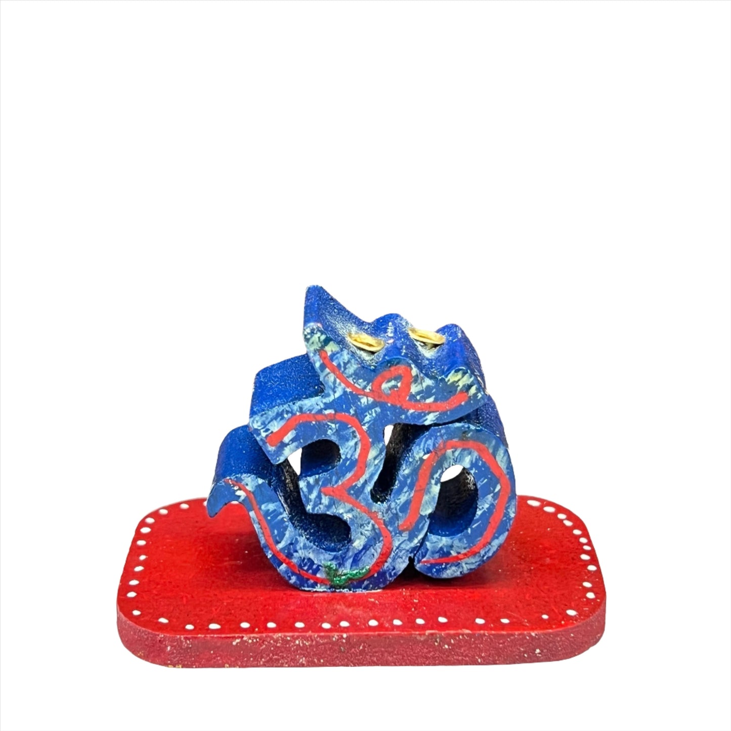 Om Painted Incense Burner