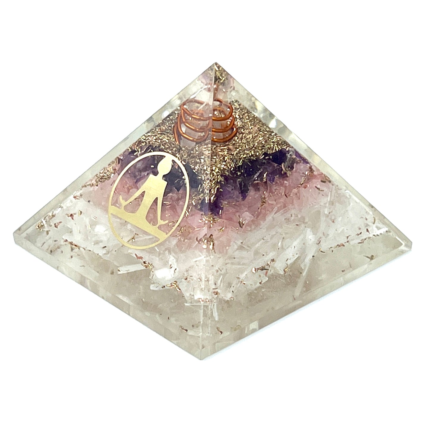 Selenite Orgonite Pyramids