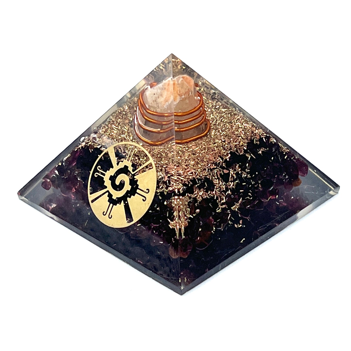 Garnet Orgonite Pyramids