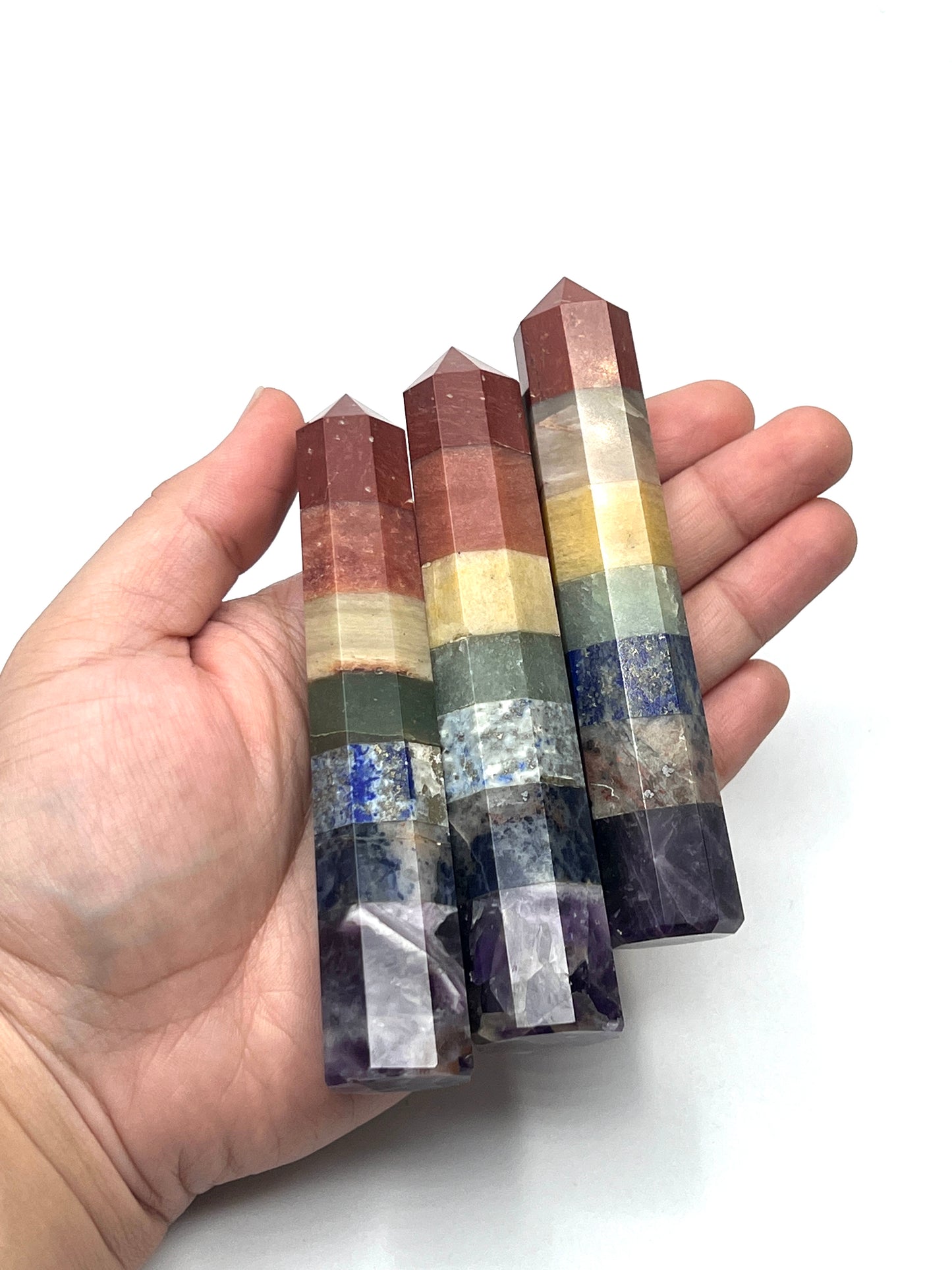 7 Gemstone Chakra Towers