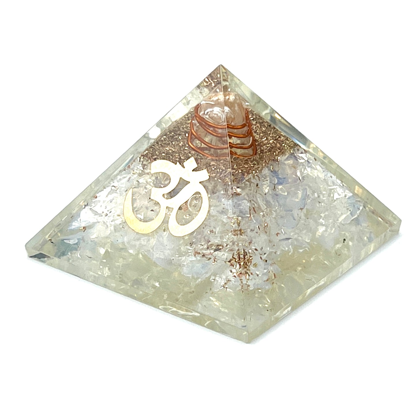 Opalite Orgonite Pyramids