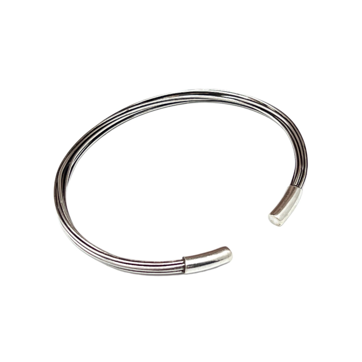 Oxidized Sterling Silver Multi Strand Bracelets